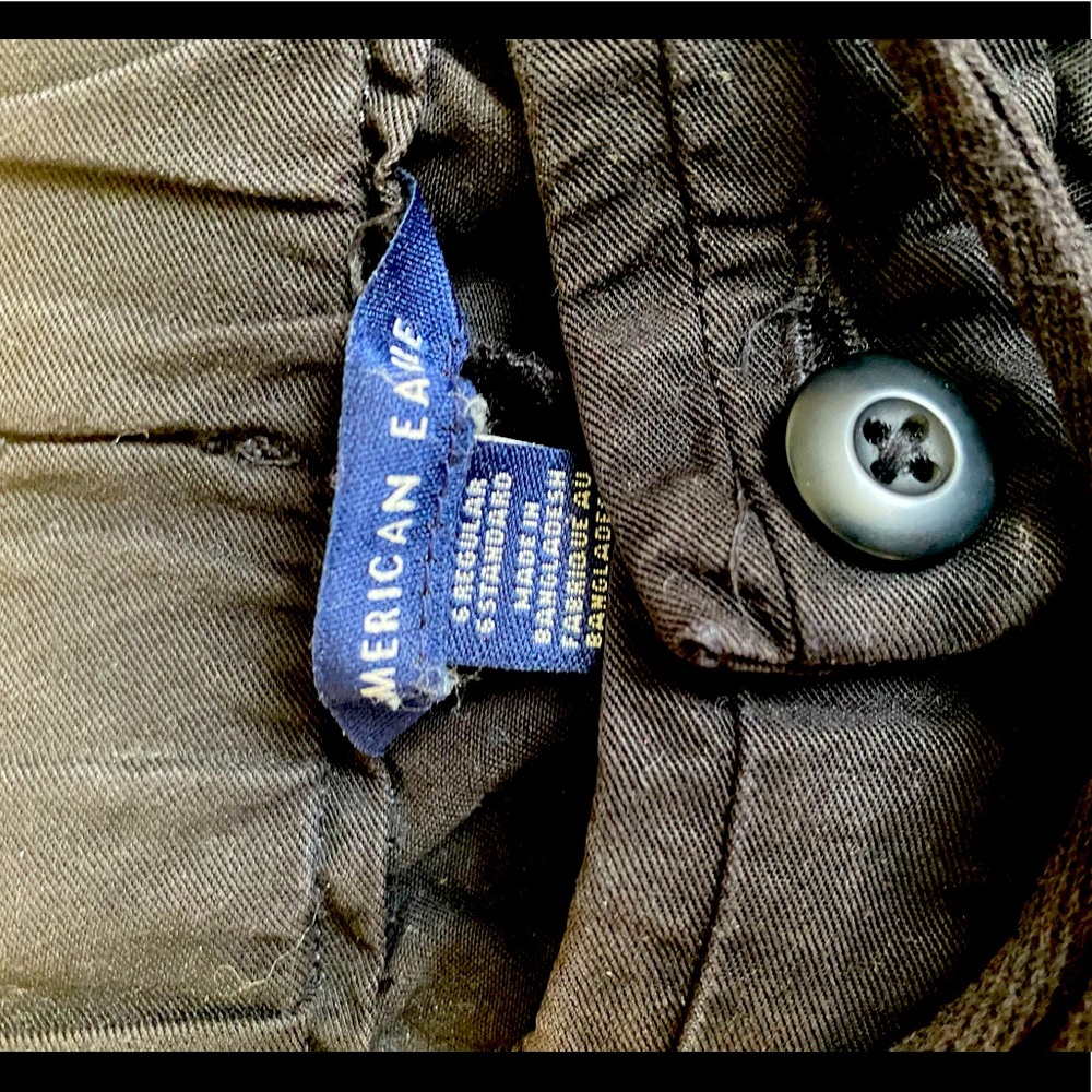 Linen drawstring pants - Picture 2 of 3
